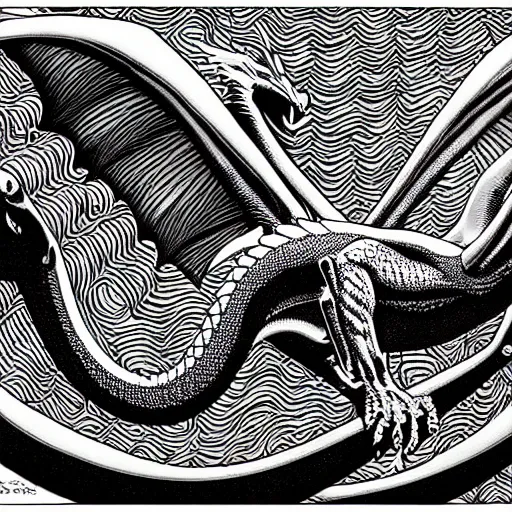 Image similar to Dragon in Utero | Arthur Adams | colorful