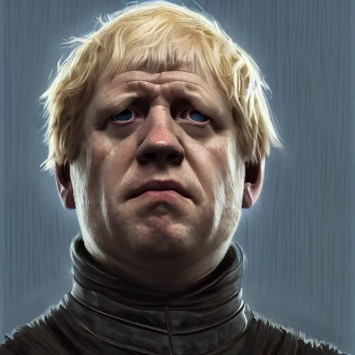 Image similar to the cast of game of thrones as boris johnson, anatomy, bathed in light, highly detailed, photorealistic, artstation, smooth, sharp focus, illustration, unreal engine 5, 8 k, art by artgerm and greg rutkowski and edgar maxence