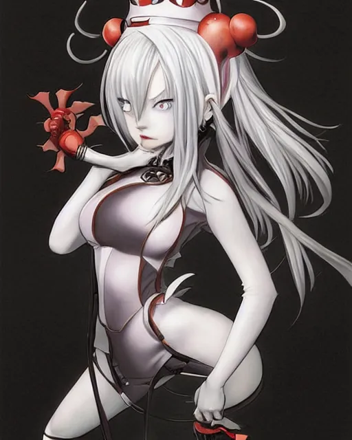 Image similar to dark jester by range murata, highly detailed, sharpness