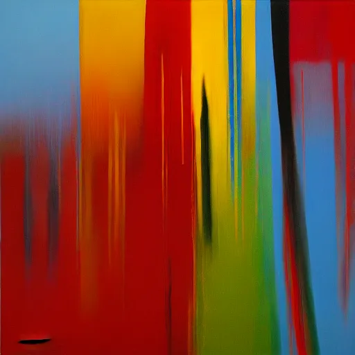 Image similar to painting by Gerhard Richter