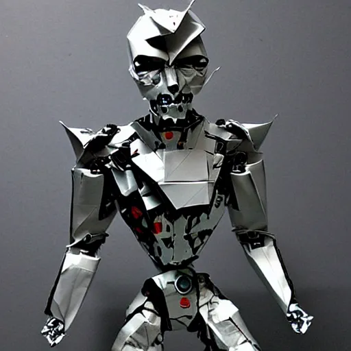 Image similar to origami Terminator