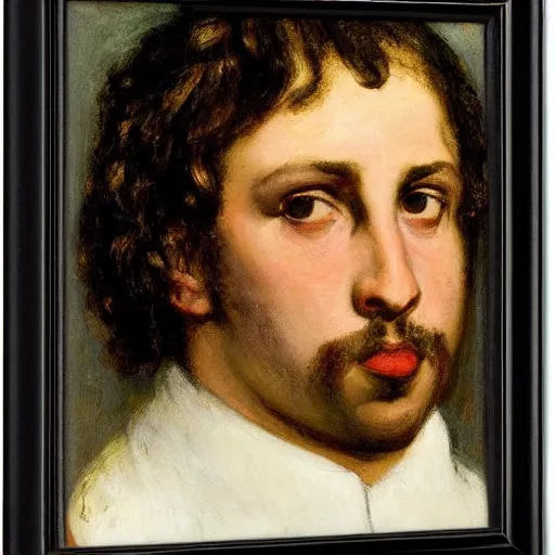 Image similar to head and shoulders portrait by gustave courbet
