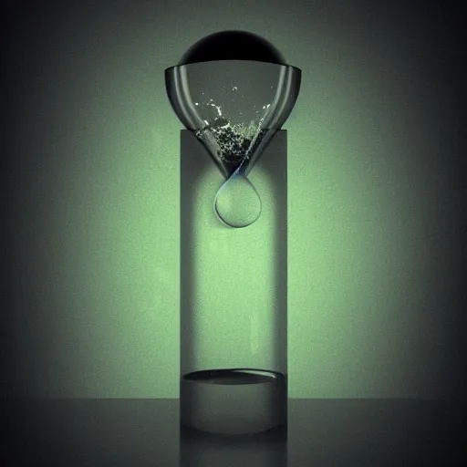 Prompt: hour glass that controls time being shattered and causing a rift in the fabric of reality