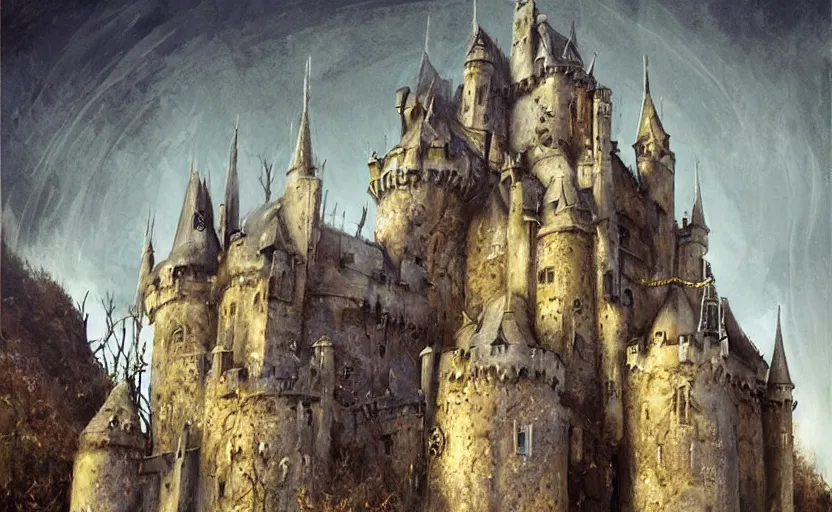 Image similar to castle by seb mckinnon