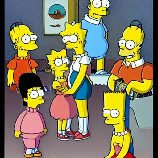 Image similar to the simpsons by Studio Ghibli