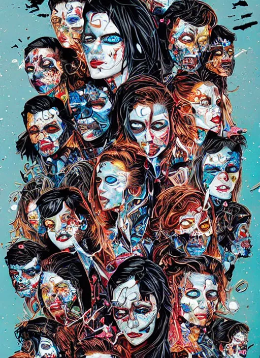 Image similar to the dead of night, by Sandra Chevrier and Dan Mumford