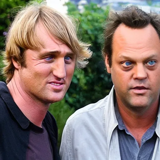 Image similar to owen wilson hanging out with vince vaughn