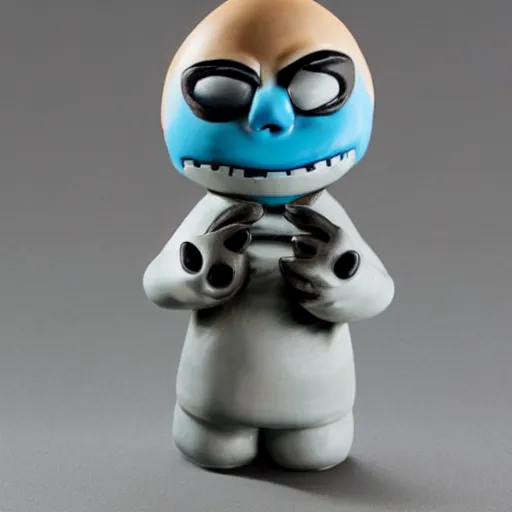 Prompt: a ceramic figure of sans