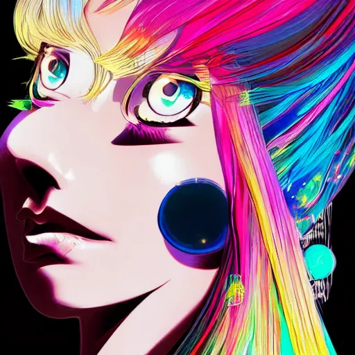 Image similar to a portrait of blonde girl by hiroyuki takahashi, detailed, 4 k