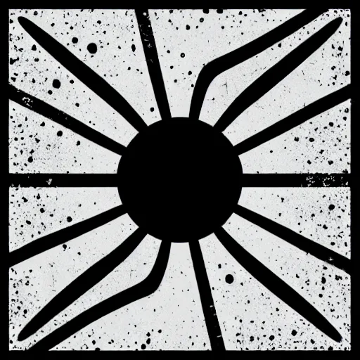 Image similar to black and white minimal animal symbol by karl gerstner, monochrome, 8 k scan, centered, symetrical, satisfying, bordered