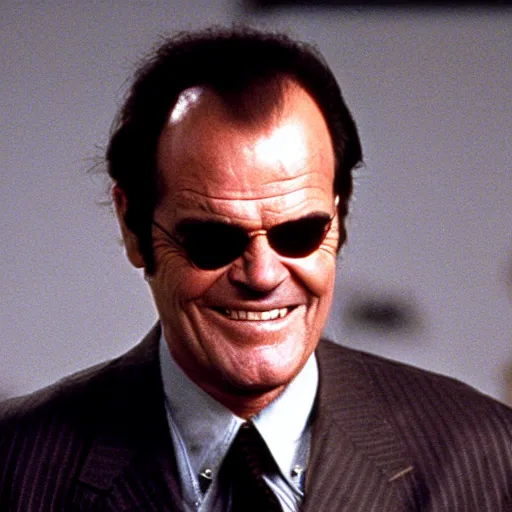 Prompt: Jack Nicholson plays Neo