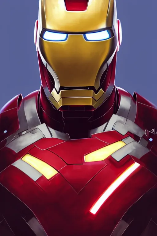 Image similar to Boris Johnson as Iron Man without helmet, realistic portrait, symmetrical, highly detailed, digital painting, artstation, concept art, smooth, sharp focus, illustration, cinematic lighting, art by artgerm and greg rutkowski and alphonse mucha