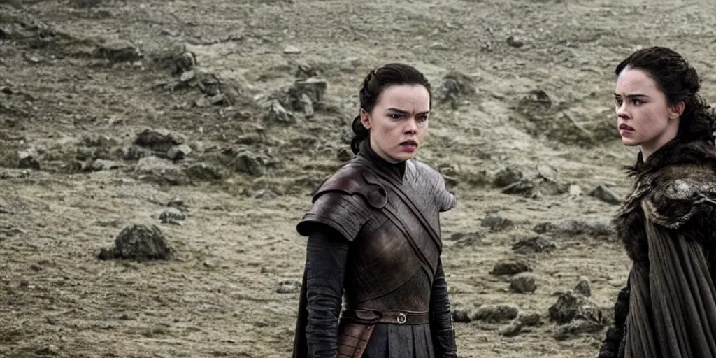 Image similar to Daisy Ridley in a scene from Game of Thrones