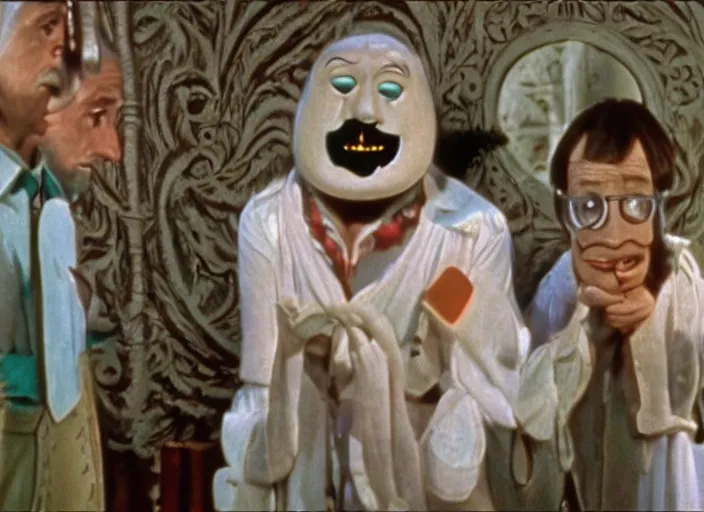 Prompt: ! dream a still image from a monty python animation by terry gilliam, technicolor 4 k