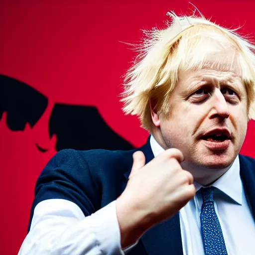 Image similar to boris johnson as satan, photorealistic, 8 k