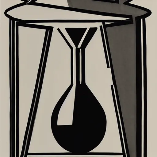 Prompt: hourglass, in a black nightmare, highly detailed, in the style of de Chirico