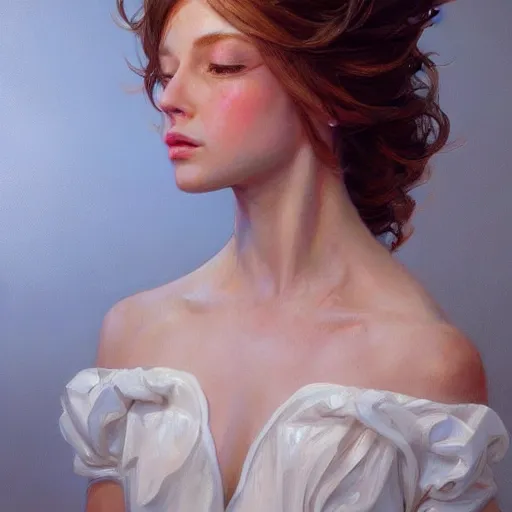 Image similar to ultra realistic portrait of a beautiful woman, intricate, elegant, highly detailed, digital painting, artstation, concept art, smooth, sharp focus, illustration, by gil elvgen, greg manchess, mucha