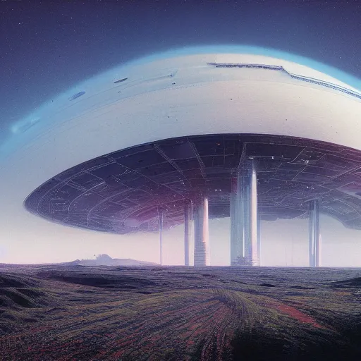 Image similar to A Landscape by Beeple and Peter Elson