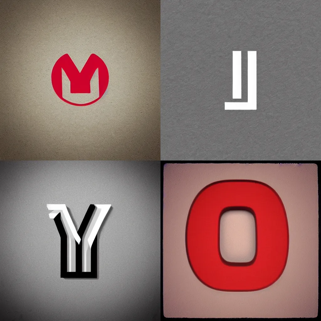 Prompt: “Letter m, logo”