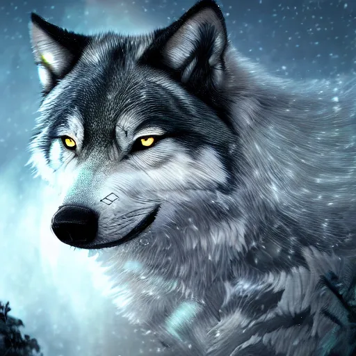 fantasy timberwolf, high detail, fantasy art, concept | Stable ...