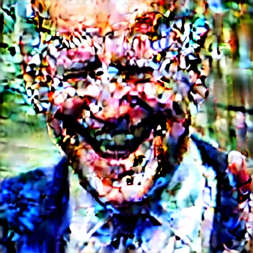 Image similar to Joe Biden laughing with Joe Biden