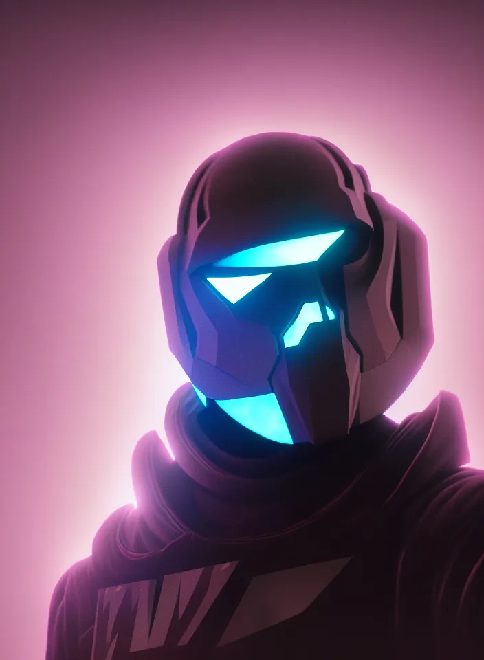 Prompt: mf doom volumetric and cinematic xd ethereal very realistic beautiful bright image blacklight shining from above 8 k dop dof trending on artstation hq