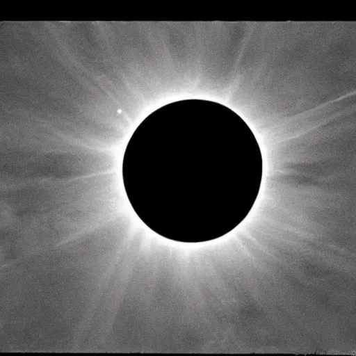 Prompt: A photo of a black sun taken by James Webb