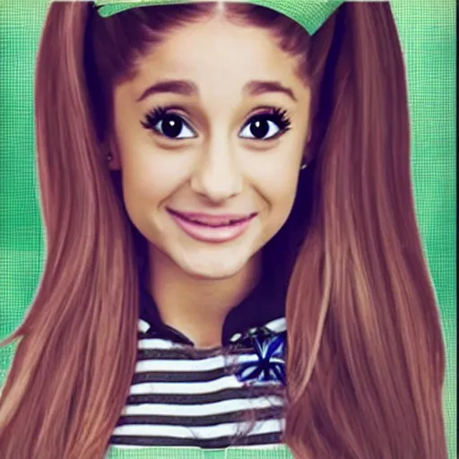 Image similar to ariana grande as an emoji