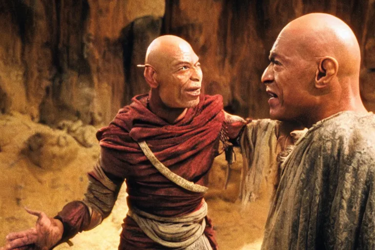 Prompt: shaka when the walls fell, darmok and jalad at tanagra