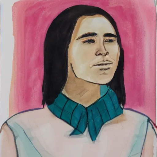 Image similar to portrait of a non-binary person