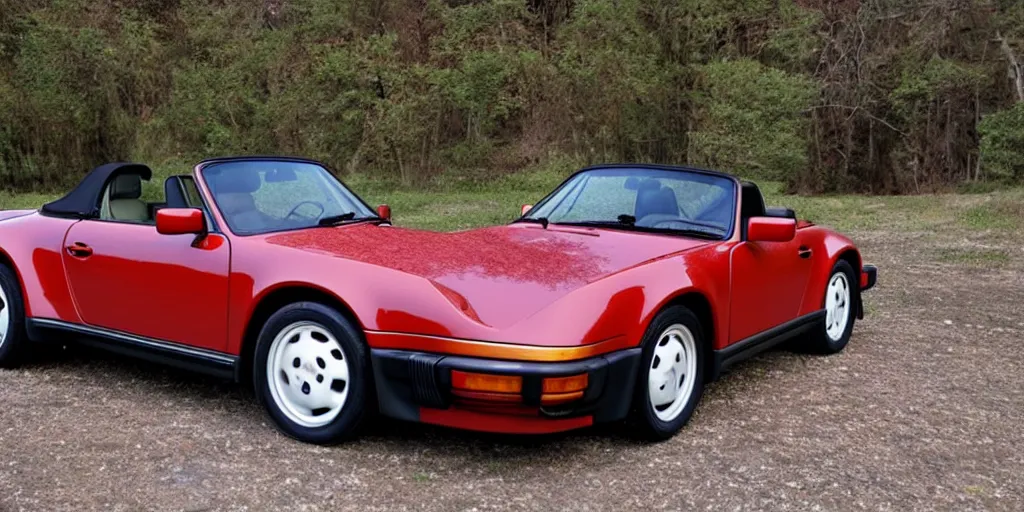 Image similar to “1980s Porsche Boxter, ultra realistic, 4K”