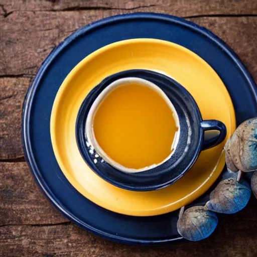 Image similar to a cup of fish tea, stock photo, food photography