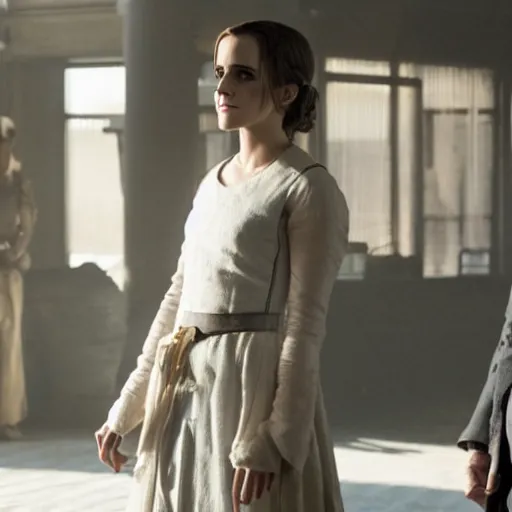 Image similar to still of emma watson in westworld tv series