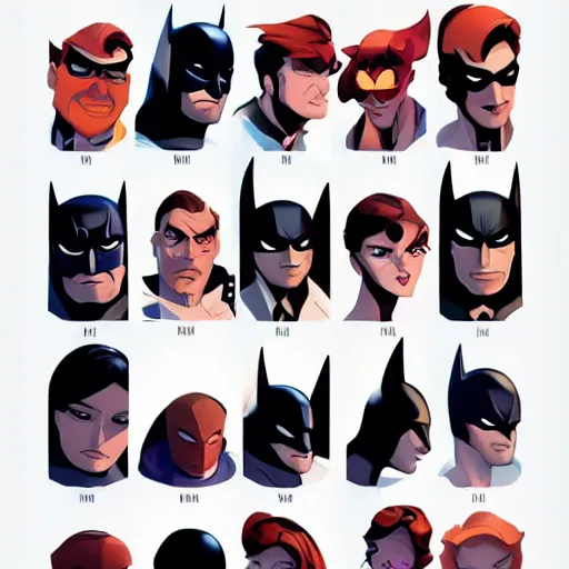 Image similar to face icon stylized minimalist batman : the animated series, loftis, cory behance hd by jesper ejsing, by rhads, makoto shinkai and lois van baarle, ilya kuvshinov, rossdraws global illumination