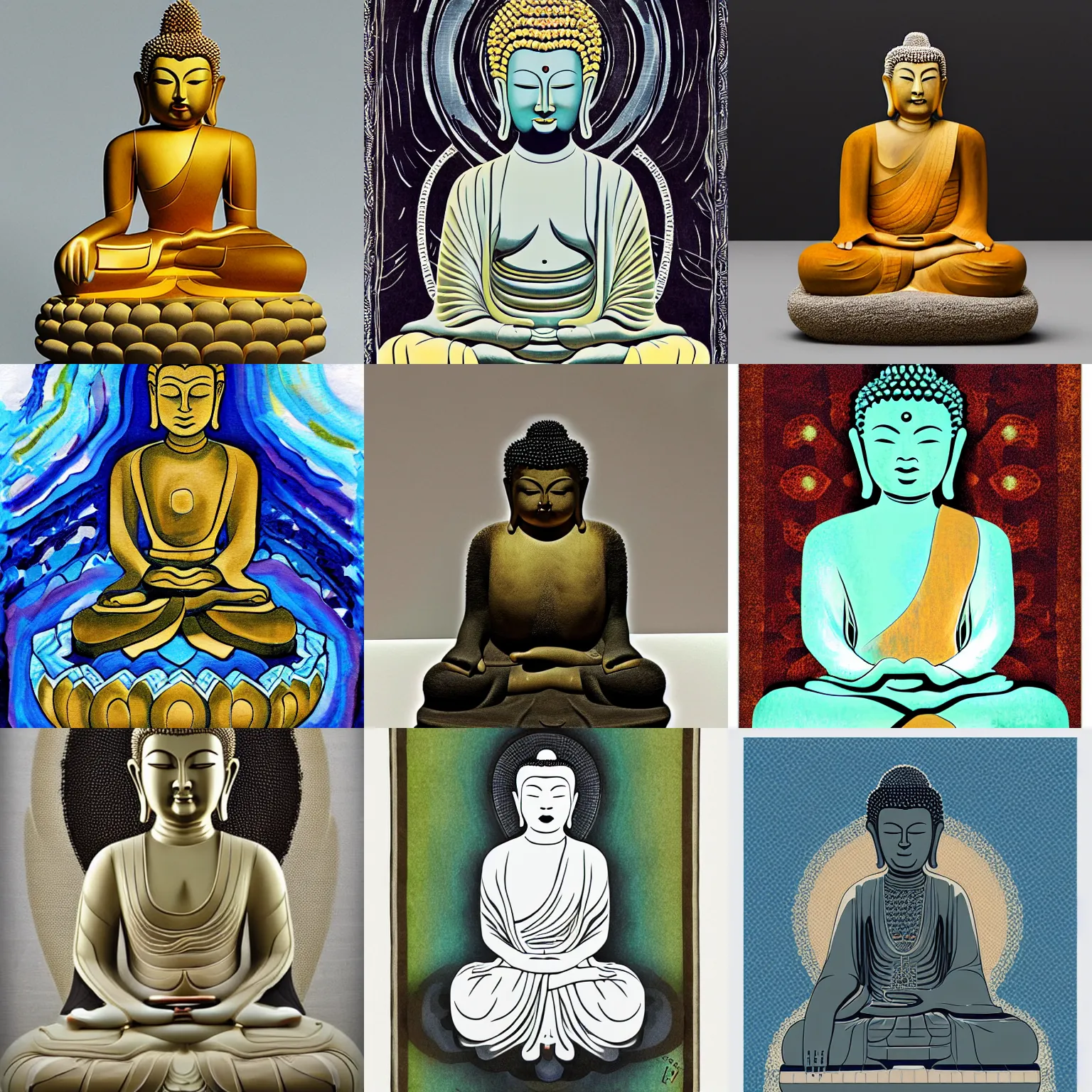 Prompt: lora lamm design Great Buddha