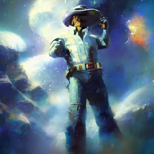 Image similar to space cowboy by craig mullins