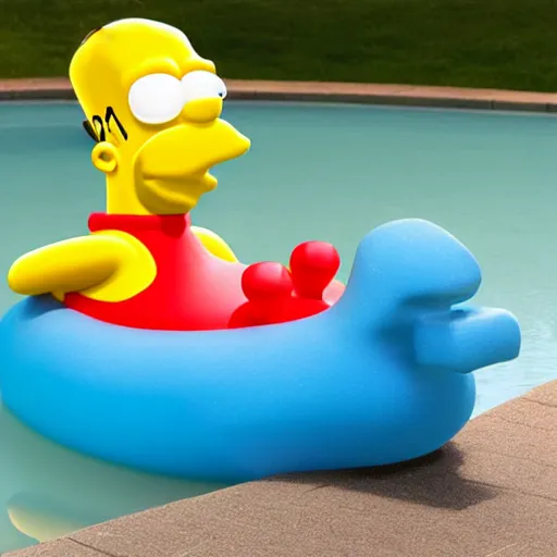 Image similar to Homer Simpson Rubber Duckie