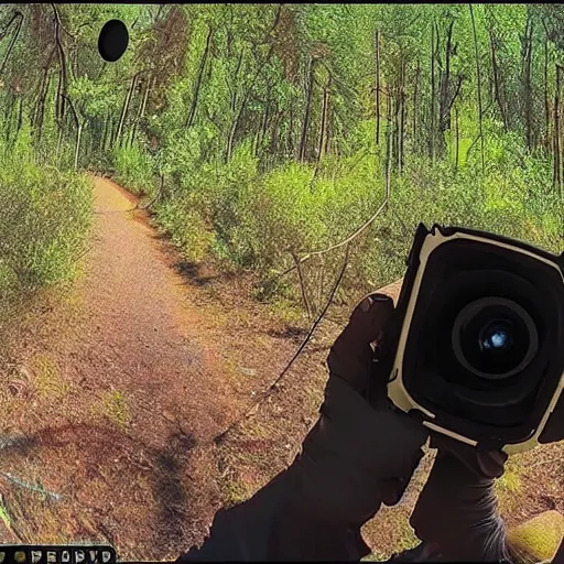 Prompt: aliens acting suspiciously, caught on trail cam, detailed, 4k