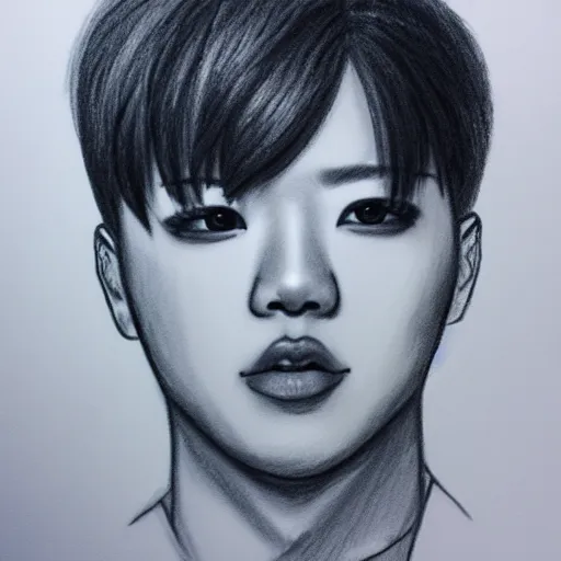 Prompt: portrait of jimin drawn by @ yanomanika cfg _ scale 9