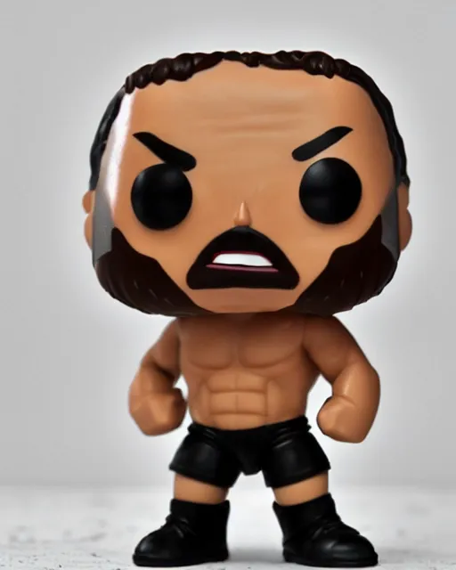 Image similar to Wrestler Funko Pop. Photographic, photography