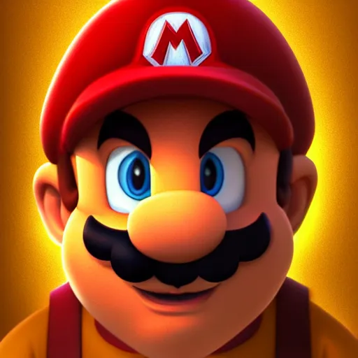 Prompt: portrait of mario from super mario bros ultra realistic, highly detailed, sharp focus, cinematic lighting, mood lighting, realistic, vivid colors, painting, photorealistic, digital art, non blurry, sharp, smooth, illustration, 4 k, artstation,