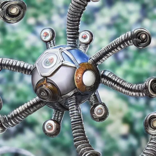 Image similar to national geographic photo of magneton, pokemon in the wild, intricate, portrait, 8 k highly professionally detailed, hdr, award winning