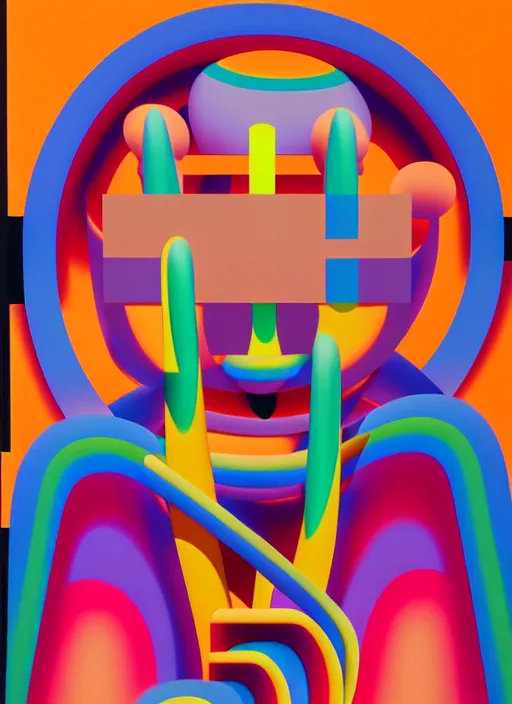 Image similar to abstract sculpture by shusei nagaoka, peter tarka, kaws, david rudnick, airbrush on canvas, pastell colours, cell shaded, 8 k