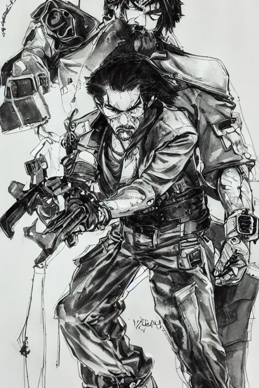 Image similar to punished luigi concept art by yoji shinkawa, felt tip pen, character study, ink, illustration, sharp focus