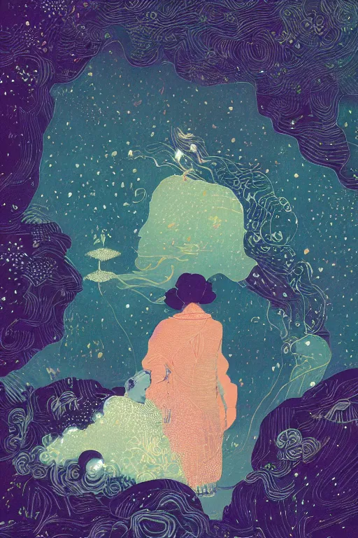 Image similar to the dream by victo ngai