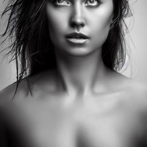 Image similar to a beautiful portrait of a woman by peter coulson