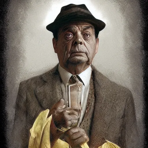 Prompt: amazing lifelike award winning pencil illustration of Del Boy trending on art station artgerm Greg rutkowski alphonse mucha cinematic