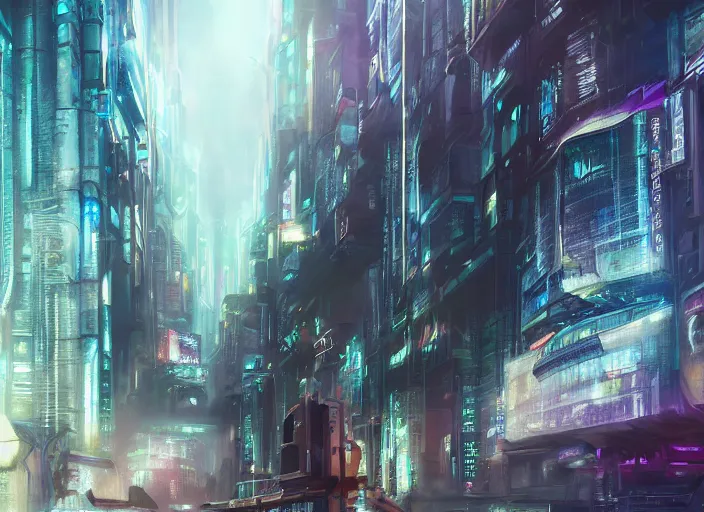 Prompt: full body concept art airbrushed painting of a cyberpunk city, airbrushed painting, stunning, featured on artstation, cinematic lighting, hyperdetailed, cgsociety, 8k, dramatic, dark atmosphere, alluring