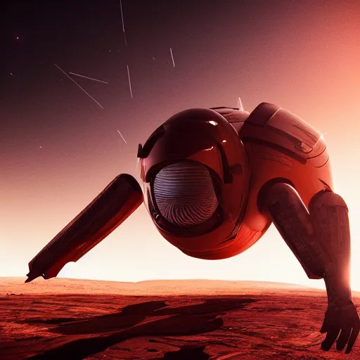 Image similar to elon musk fighting aliens on mars, sharp, detailed face, 8 k, octane render