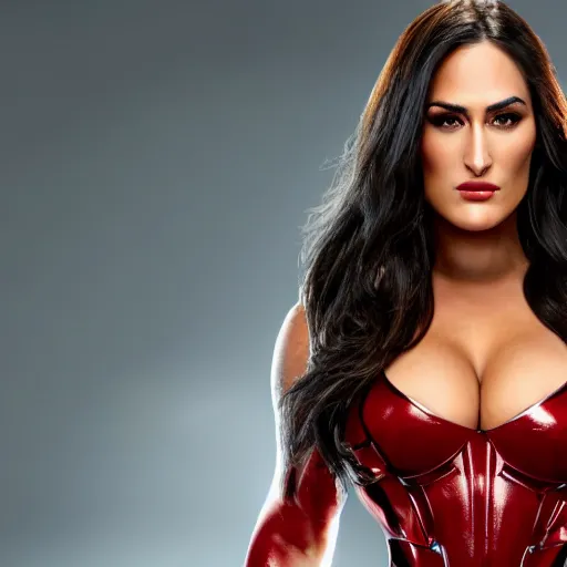 Image similar to Nikki Bella as a member of the avenger, detailed, realistic, 8K resolution,